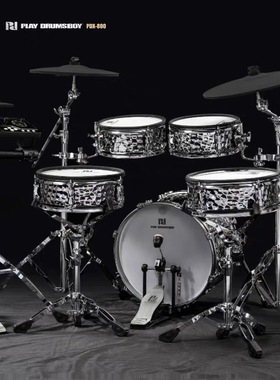 韩国 PD电子鼓 PDX800 大鼓皮  白色敲击面  黑色商标面