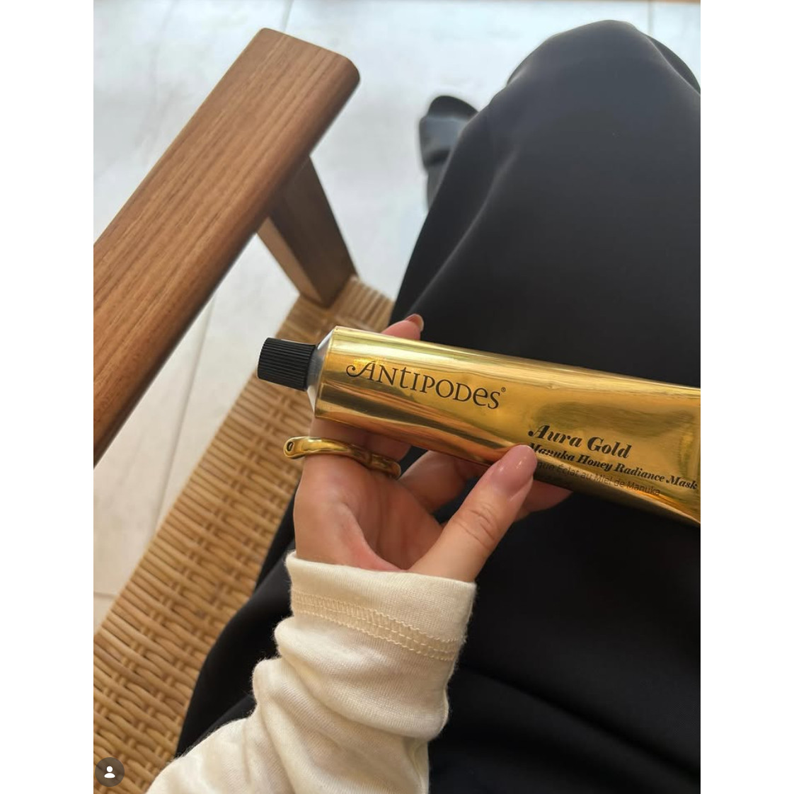 新西兰Antipodes Aura Gold黄金蜂蜜面膜鎏金麦卢卡焕亮面膜 75ml