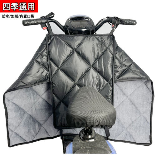 防水加绒加厚双面四季通用电动车