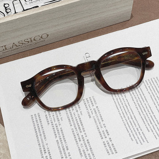 Classico台湾设计师品牌 日系手造板材方框眼镜框男镜架可配度数