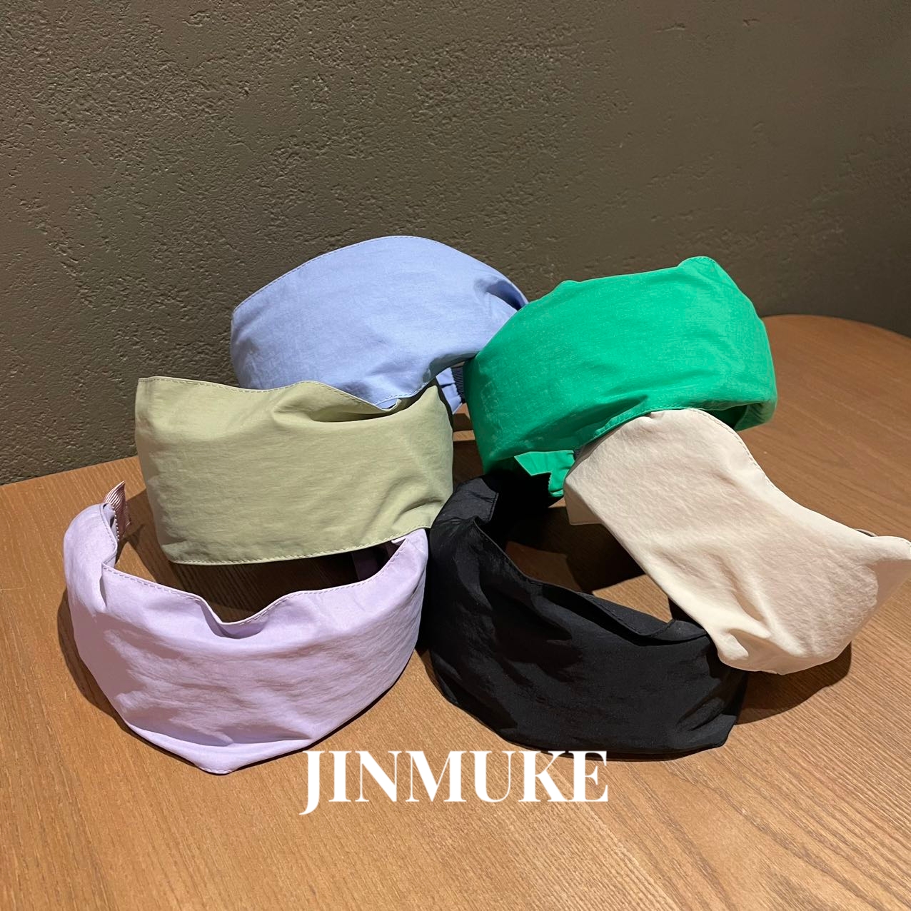 JINMUKE韩国进口发饰头饰新款纯色宽边气质色系发箍头箍发饰