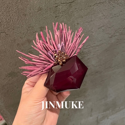 JINMUKE韩国进口首饰品新款个性花束夸张时尚几何胸针胸花别针