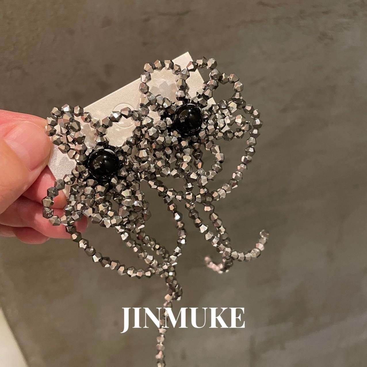 JINMUKE韩国进口耳饰新款闪亮气质夸张个性花朵流苏耳钉耳环耳坠,饰品/流行首饰/时尚饰品新,耳钉,淘宝优惠券,粉丝福利购,淘宝优惠卷