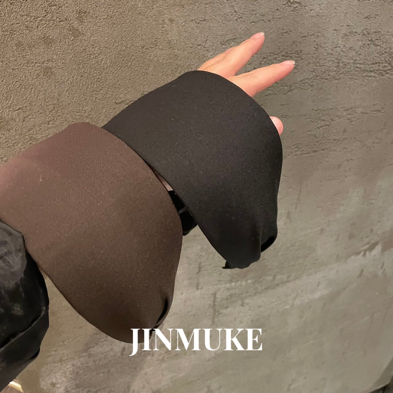 JINMUKE韩国进口发饰品新款气质百搭宽边纯色素色发箍头箍发卡