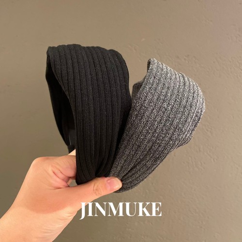 JINMUKE韩国进口法式气质针织宽发箍易梦玲鞠婧祎同款宽头箍发箍