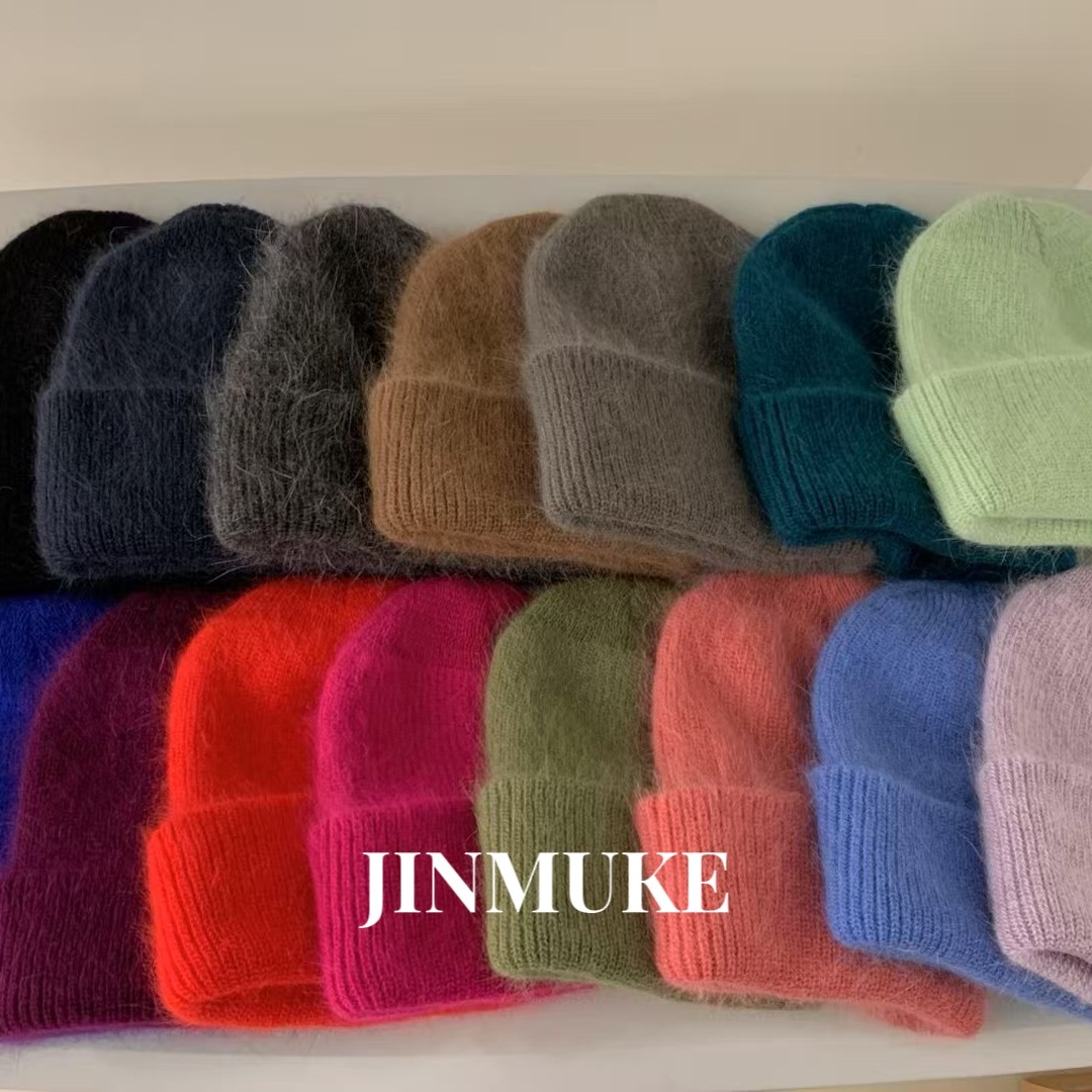 JINMUKE韩国进口糖果色毛线帽女生秋冬保暖护耳纯色针织兔毛帽子,服饰配件/皮带/帽子/围巾,帽子,淘宝优惠券,粉丝福利购,淘宝优惠卷