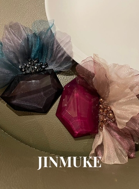 JINMUKE韩国进口首饰品高档气质夸张大个性胸针胸花时尚别针