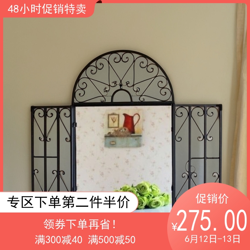 餐厅客厅欧式壁饰假窗户装饰镜