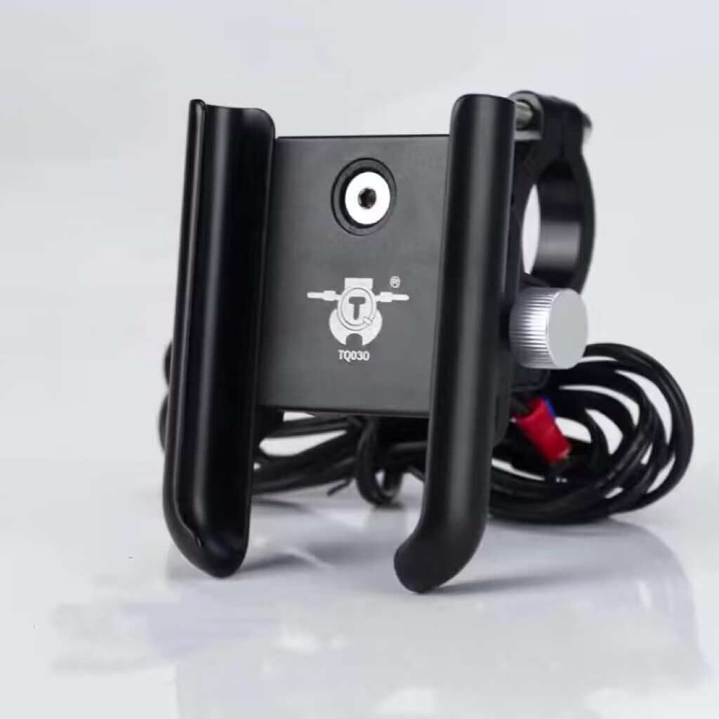 铝合金自行车手机支架防震防水踏板电动摩托车外卖骑行充电导航架