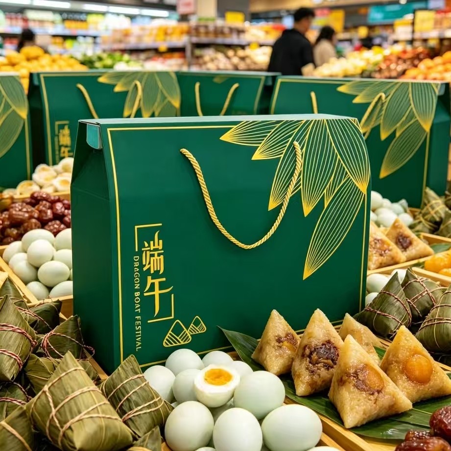 礼盒款端午节粽子盒加厚瓦楞纸盒2026端午礼品盒厂家直销批发粽盒