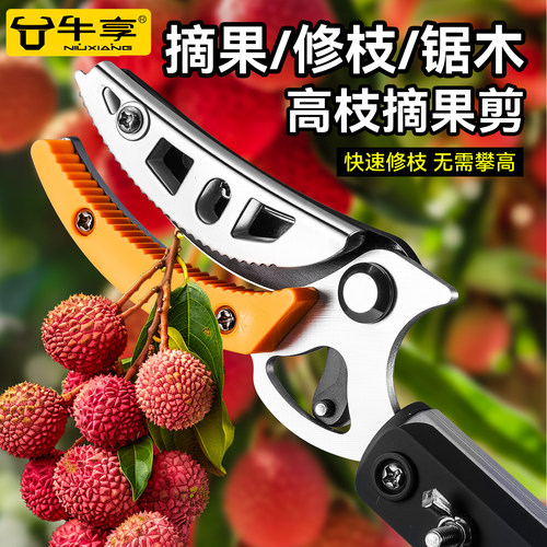 高枝摘果剪神器摘水果修枝锯木