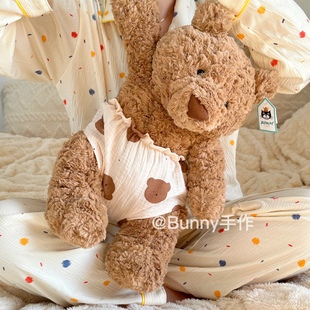 可爱小熊图案棉质 自制手作内裤 现货秒发 巴塞罗熊衣服