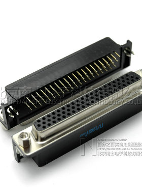 精工南士镀金HDR62公头母头 DR62针DB62孔90度弯脚62芯插板焊板式