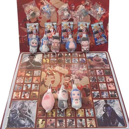 2025哪吒2魔童闹海盲盒洞洞乐捏捏乐公仔男女孩子儿童玩具礼物戳