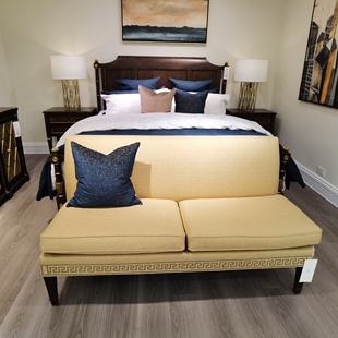 玖柒工坊美克家具美家实木双人床卧房高端美式实木双人床家具定制