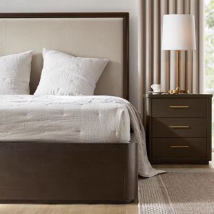 玖柒工坊HH美式实木双人床卧室家具现代简约主卧全真皮双人床定制