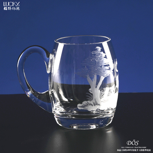 福络依德奥地利DÖS 进口水晶玻璃啤酒杯白啤杯自然生态系列