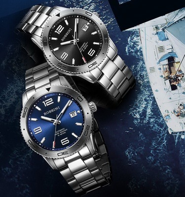 罗西尼航海家系列手表519949W自动机械男表原厂正品全国联保