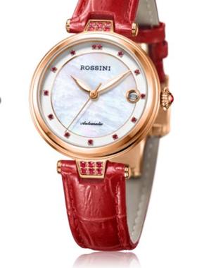 劲爆价原厂ROSSINI罗西尼6760G01C时尚日历自动机械女表全国联保