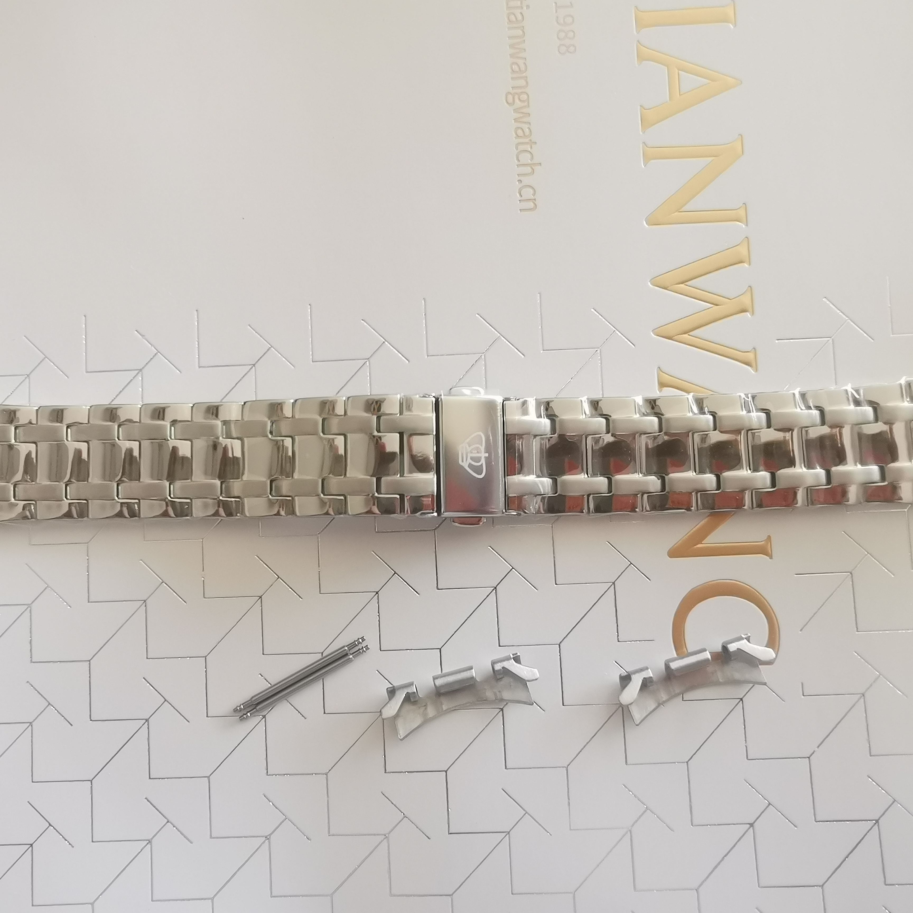 原厂天王表带GS3605/LS3605表带精钢表带原装配件