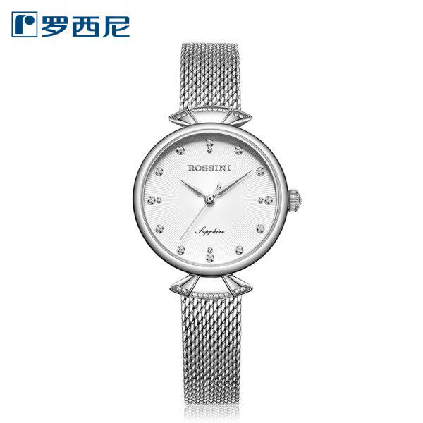 劲爆价原厂发货rossini罗西尼6842w01e时尚小礼裙女表全国联保
