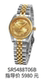 罗西尼表SR5488T06B间金日历自动机械女表原厂正品 全国联保