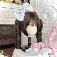 【 Summer 2026 】 Original old-fashioned flower wall lolita, lo halter dress, jsk dress thumbnail 2