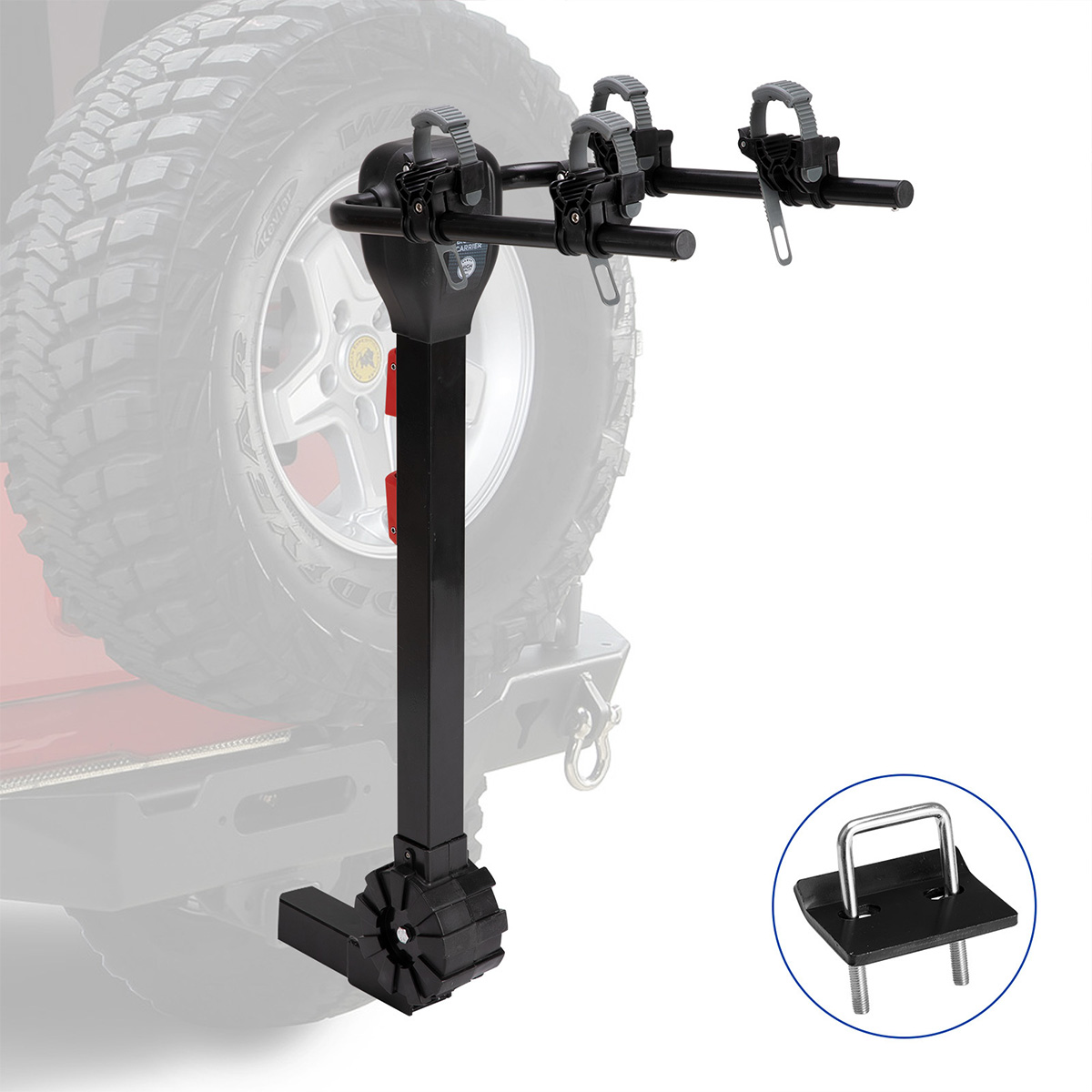 法勒第车尾自行车架备胎架