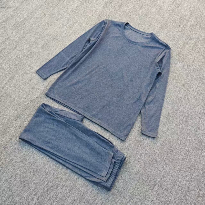 自发热内磨绒保暖套装男款秋衣