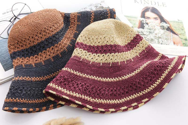 旅行度假帽可调节造型帽檐休闲