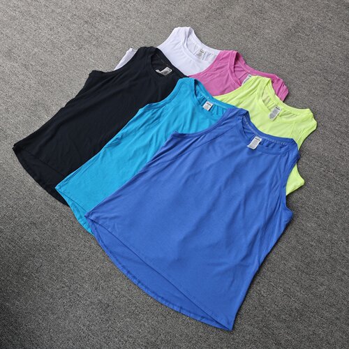 莫代尔棉无袖凉快舒适弹力背心