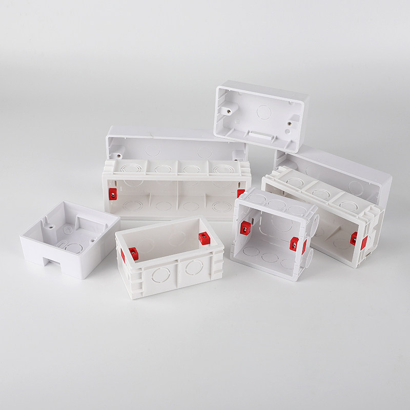 118型86型通用开关插座接线底盒子一二三四位暗装线盒明装电线盒,电子/电工,开关/插座底盒,淘宝优惠券,粉丝福利购,淘宝优惠卷