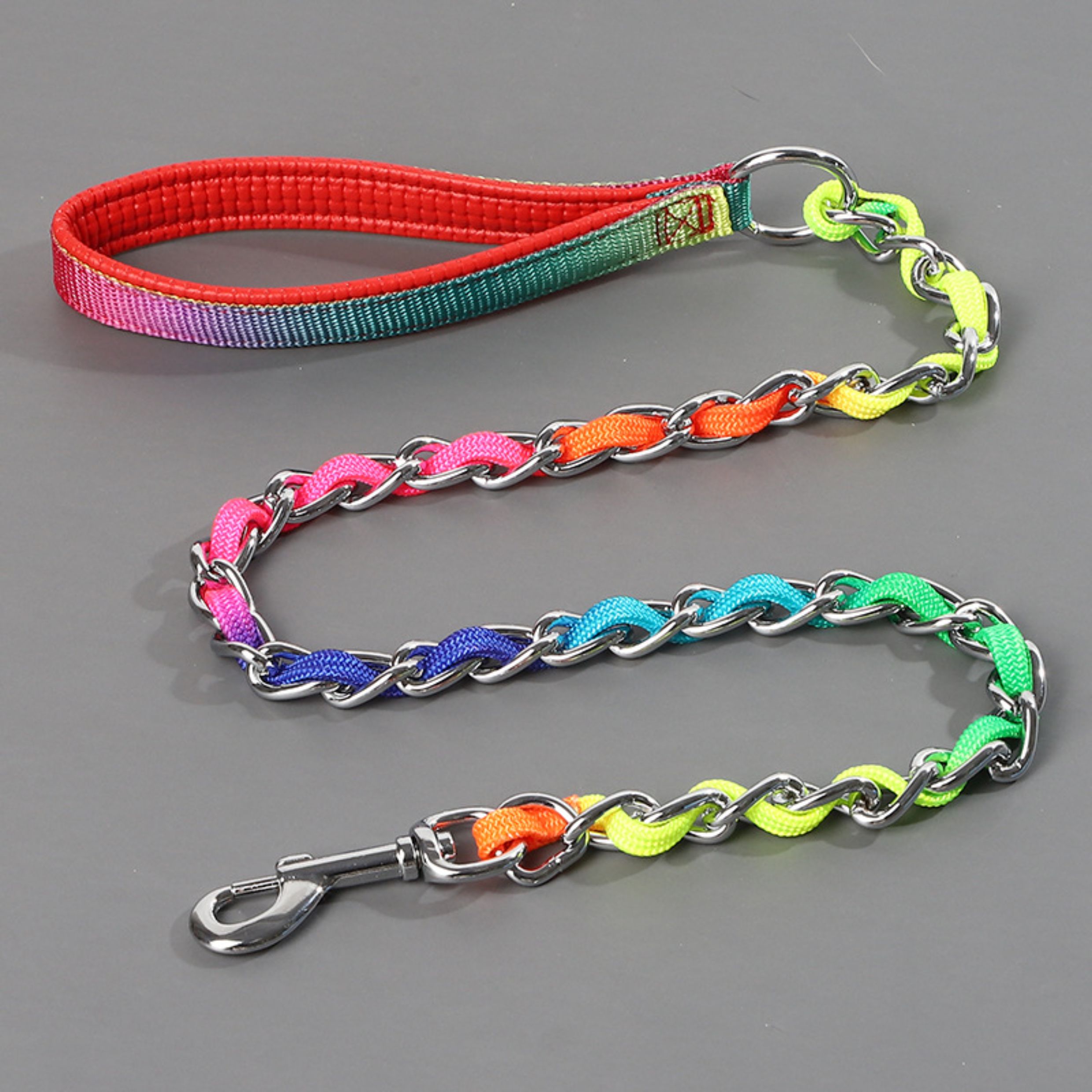 金熊猫小型犬遛狗p链牵引绳