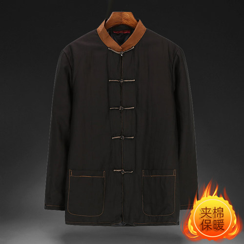 香云纱唐装莨绸民族风桑蚕丝加棉