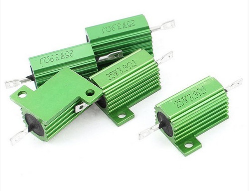RX24 绿色金属铝壳电阻电阻RX24 25W 1R 2R 3R 4R 5R 6R 8R 10RJ