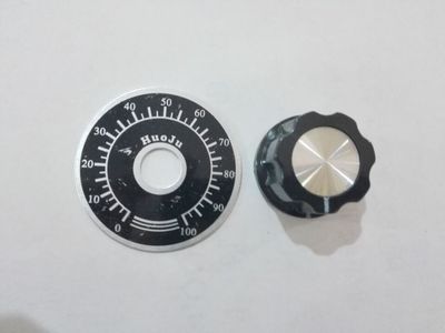 适用WYH118 RV24YN RV30YN电位器 A03旋钮+刻度盘一套 6.3柄