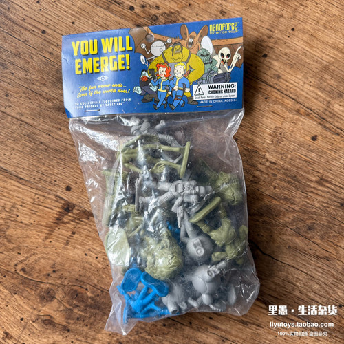 现货正版 Fallout辐射收藏家雕像战棋手办袋装兵人摆件老货收藏