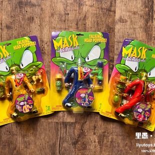 来签收童年！正版变相怪杰复古挂卡可弹头手办公仔90s老玩具收藏