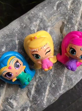 现货MASHEMS 捏捏乐软胶Shimmer and Shine愿望精灵亮亮和晶晶