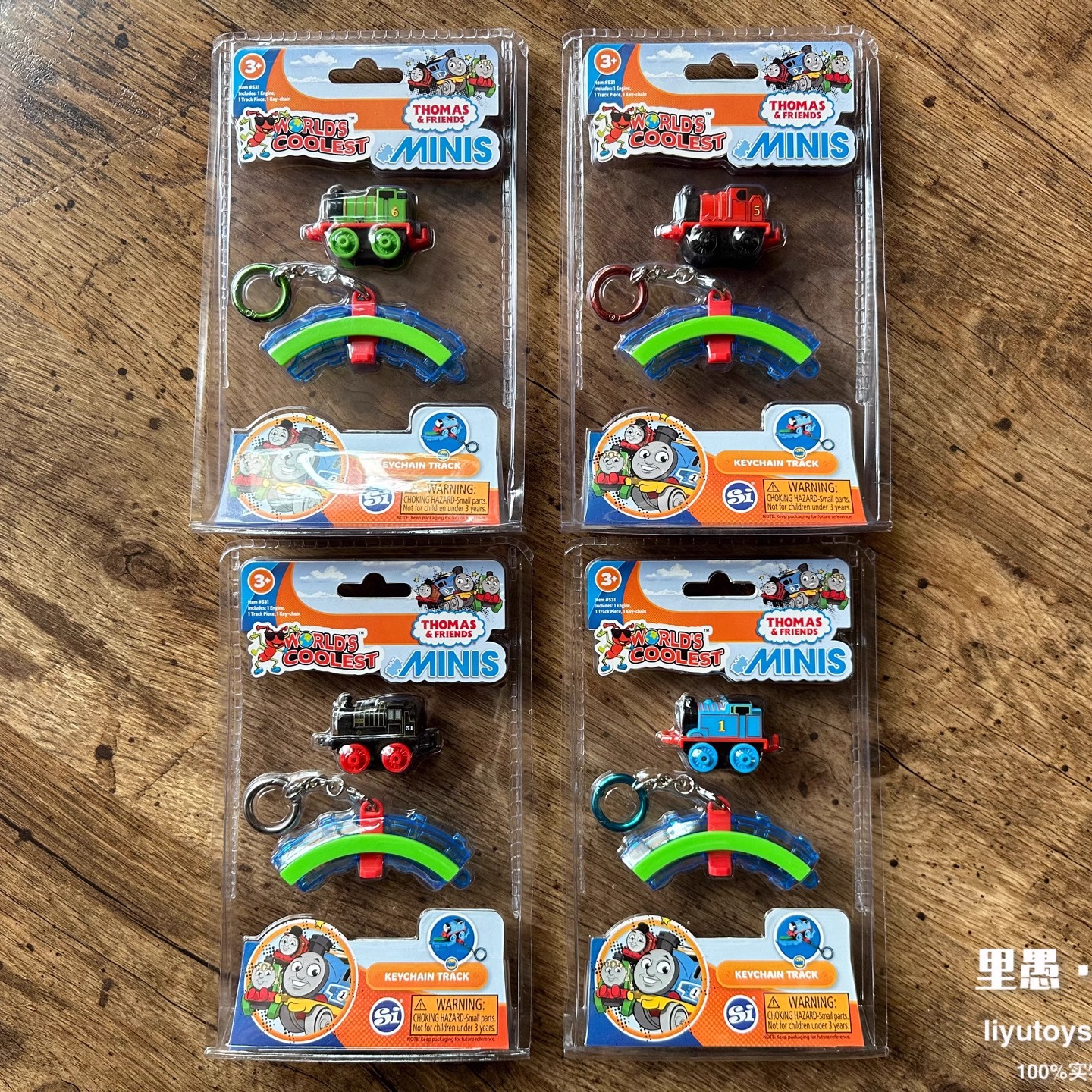 钥匙扣玩具托马斯小火车微缩挂件