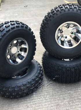 ATV沙滩车改装四轮卡丁车前22X7-10后22X10-10寸蝴蝶花轮胎铝轮毂