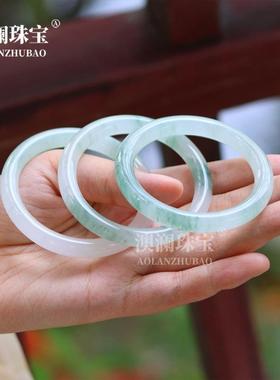 本命年新疆丝玉飘花天山冰雪翠圆条女款古汉风。礼物