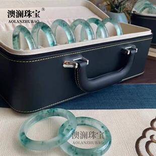 本命年石英岩玉手镯独龙玉冰种飘花玉石翡翠平替玉镯子礼物