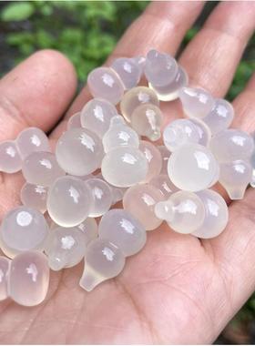 本命年玉髓立体葫芦吊坠玉石饰品玛瑙车挂配饰礼物