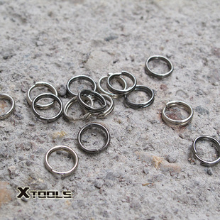 通用锰钢环 钥匙圈 迷你小圈 挂工具饰品挂饰挂件挂环 实用小双环