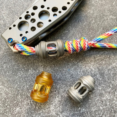 PEI刀坠吊坠手电挂坠钛合金EDC