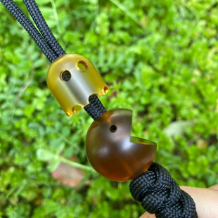 吃豆人 小幽灵进口树脂PEI挂坠EDC刀坠手电挂扣钥匙挂饰件吊坠子