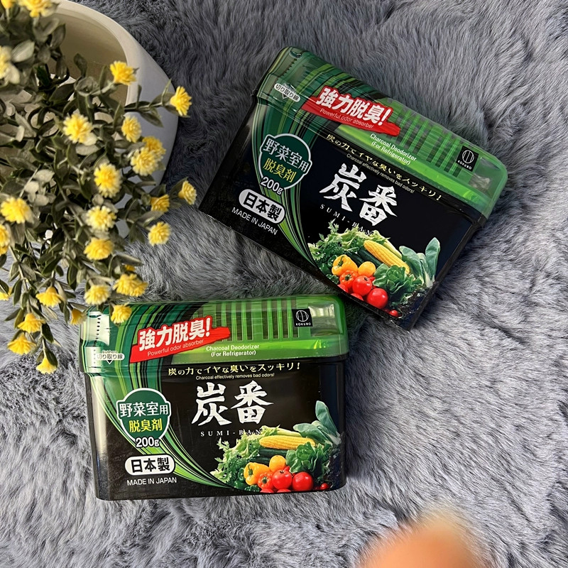 日本原装进口小久保活性碳冰箱除味剂家用冰箱去味盒冷藏室脱臭剂