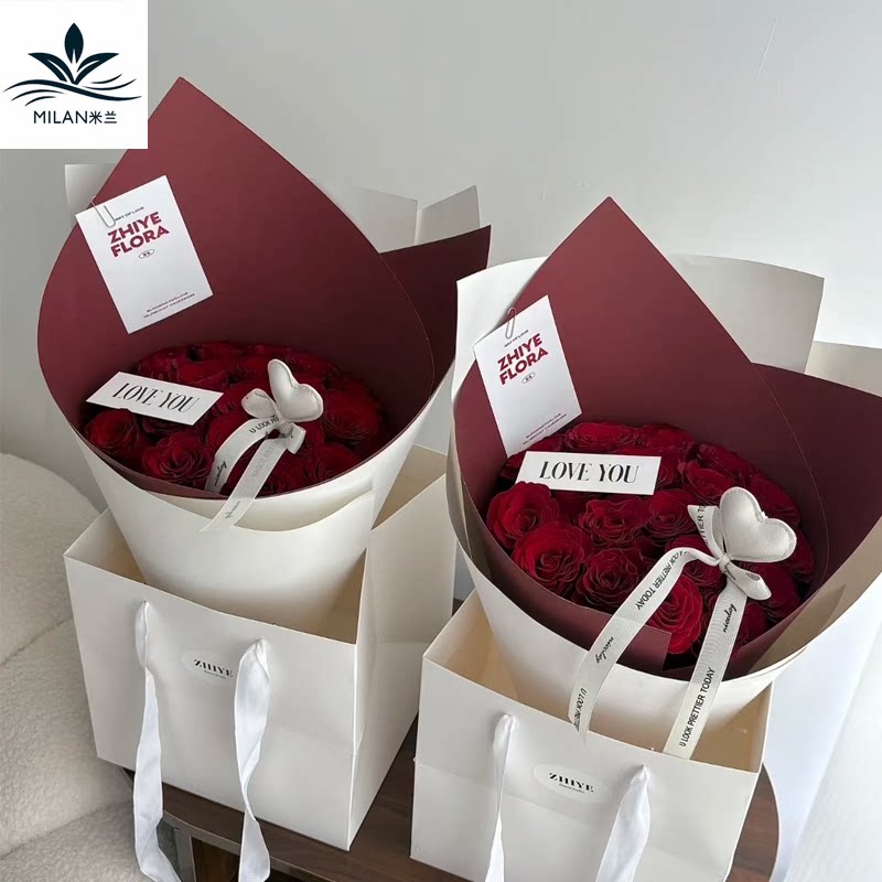 180克加厚硬卡纸纯色造型纸彩色牛皮纸花束包花纸 手工材料花艺纸
