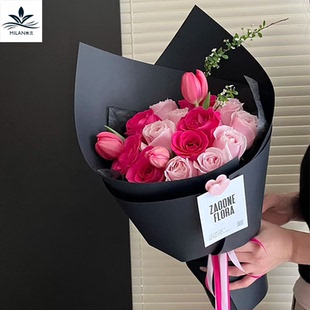 加厚157克造型纸纯色牛皮纸鲜花花束包花纸花艺硬卡纸 手工材料